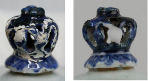 De knop van de deksel tijdens de behandeling