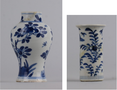 Porseleinen miniaturen voor de behandeling